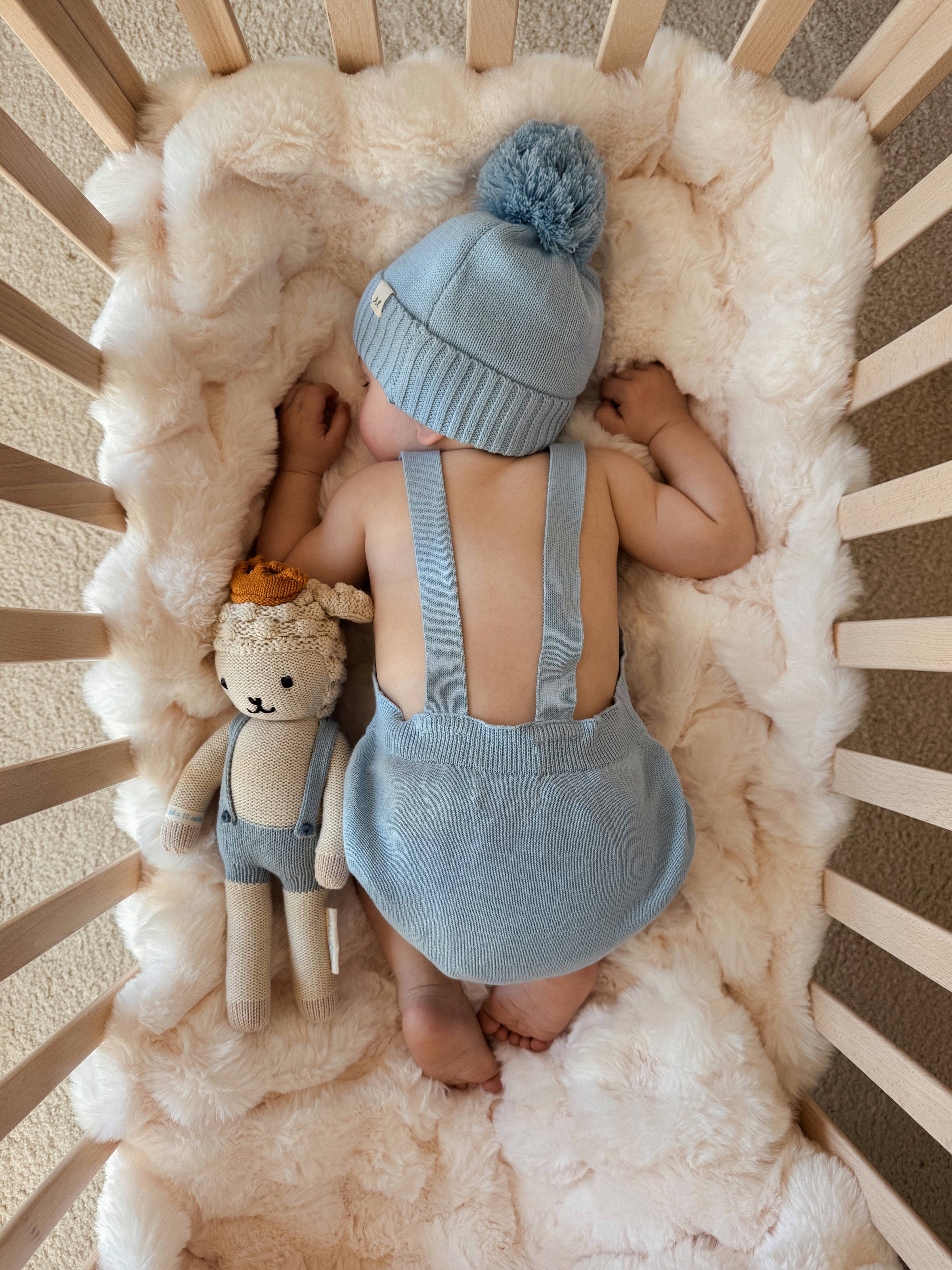 Blue Skies Dream Romper - Powder Blue