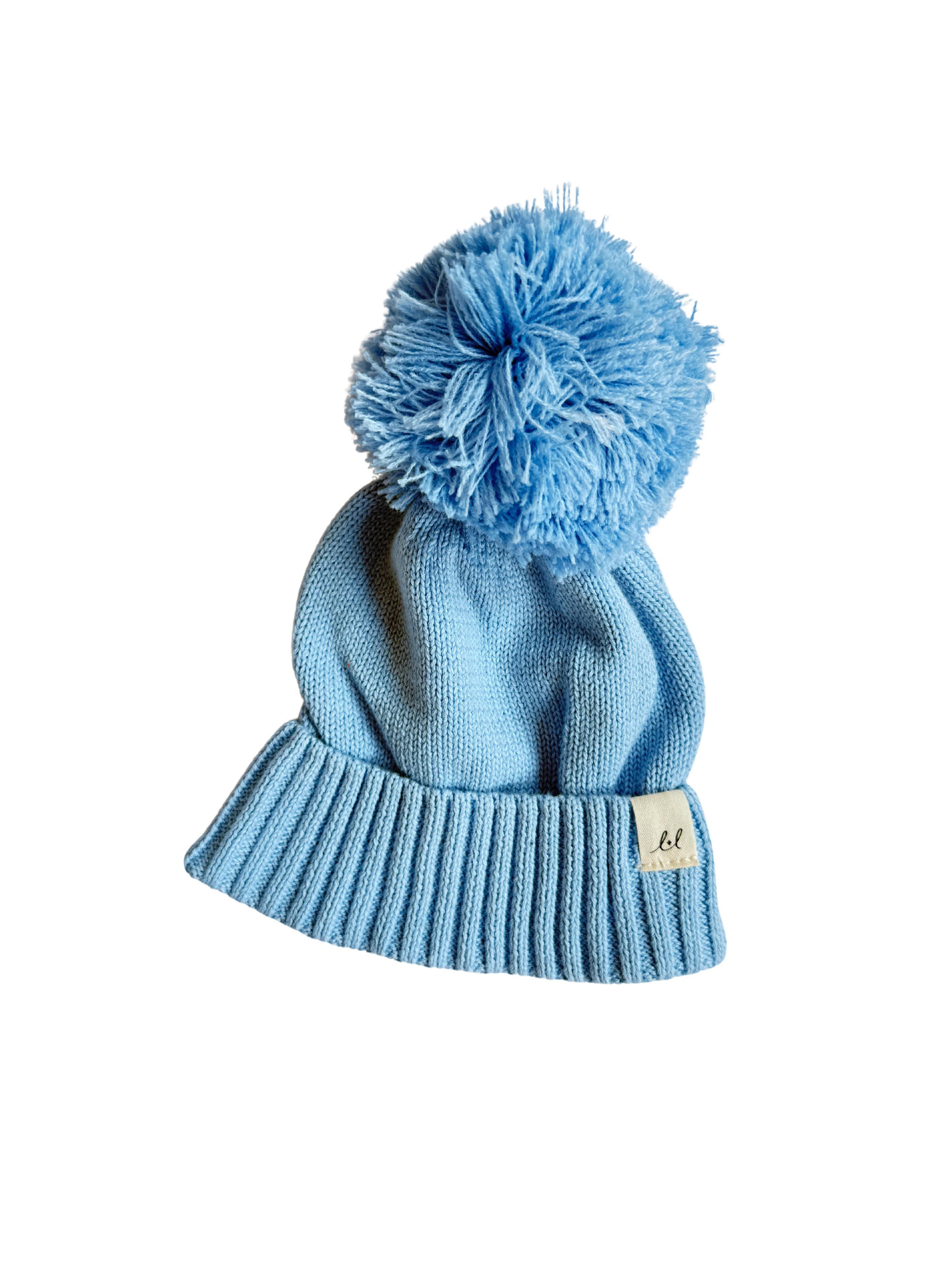 Pom Beanie - Powder Blue