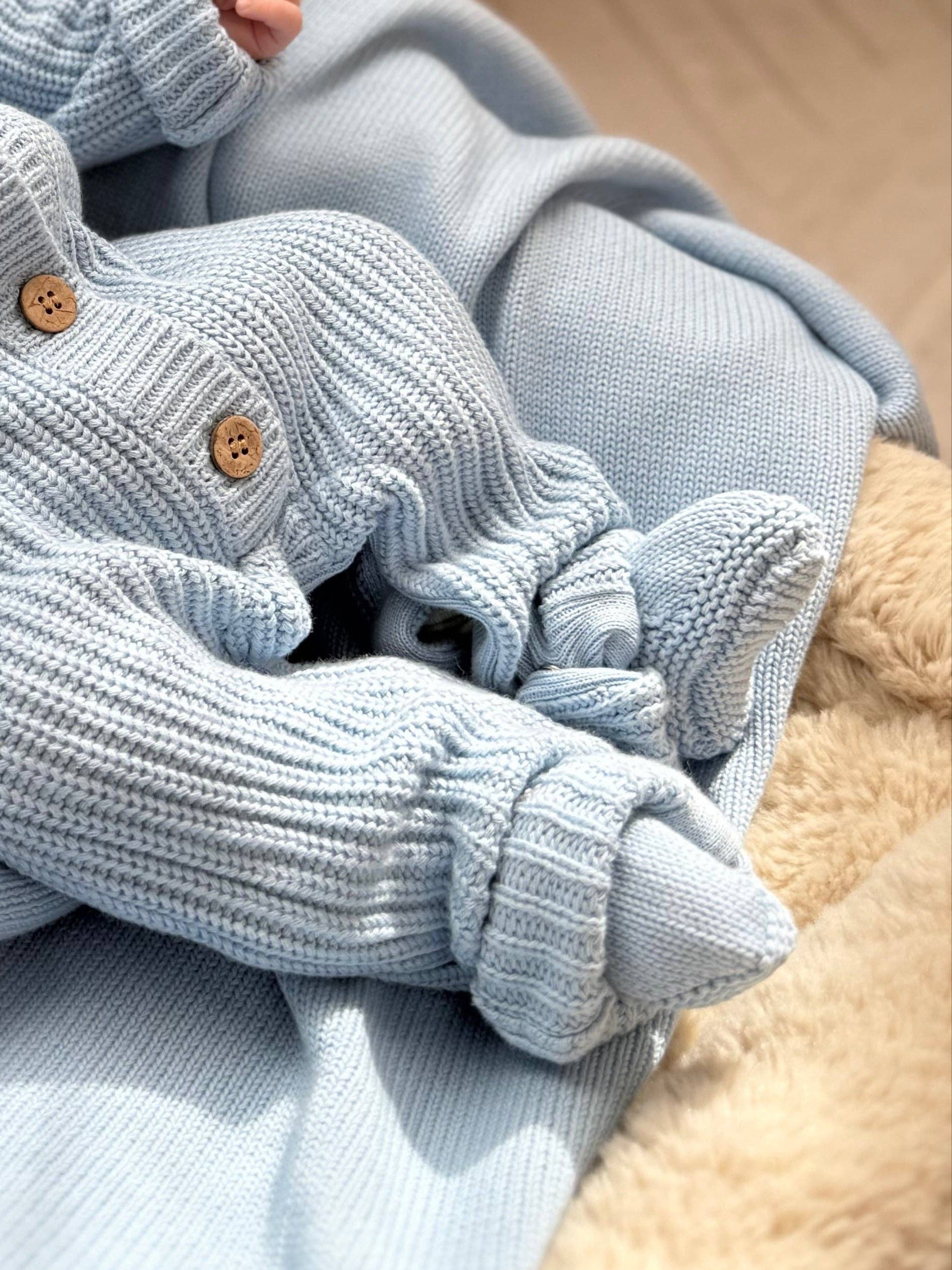 Tiny Booties - Powder Blue