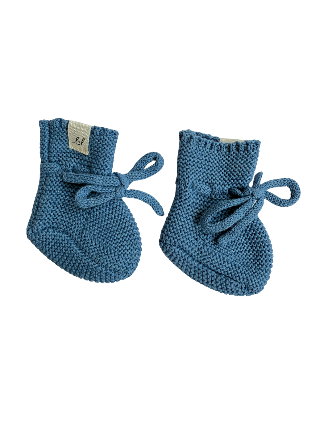 Sock Booties - Denim Blue