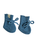 Sock Booties - Denim Blue
