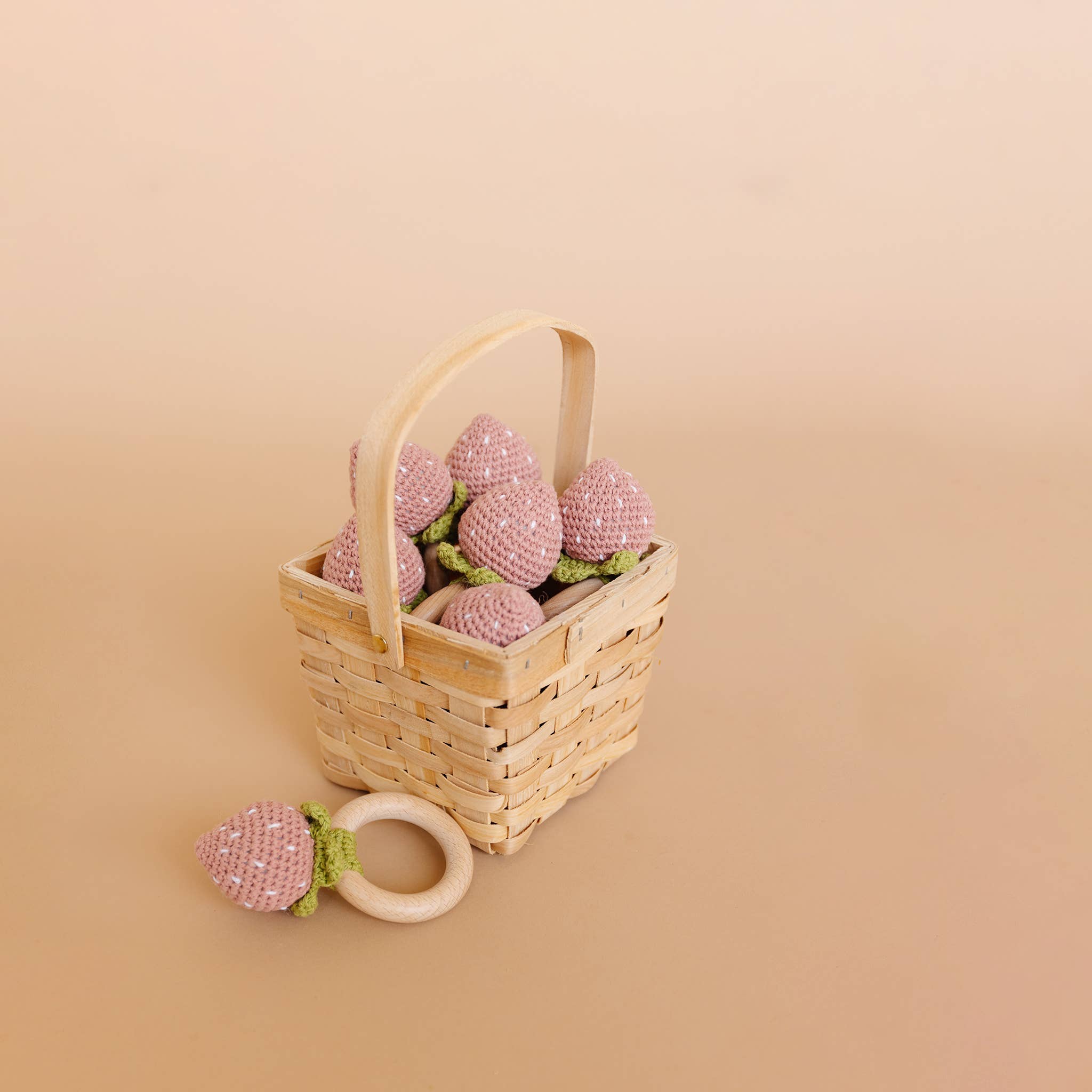 Strawberry Teether - Rattle