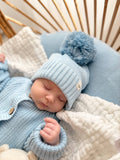 Pom Beanie - Powder Blue