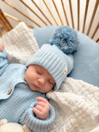 Pom Beanie - Powder Blue