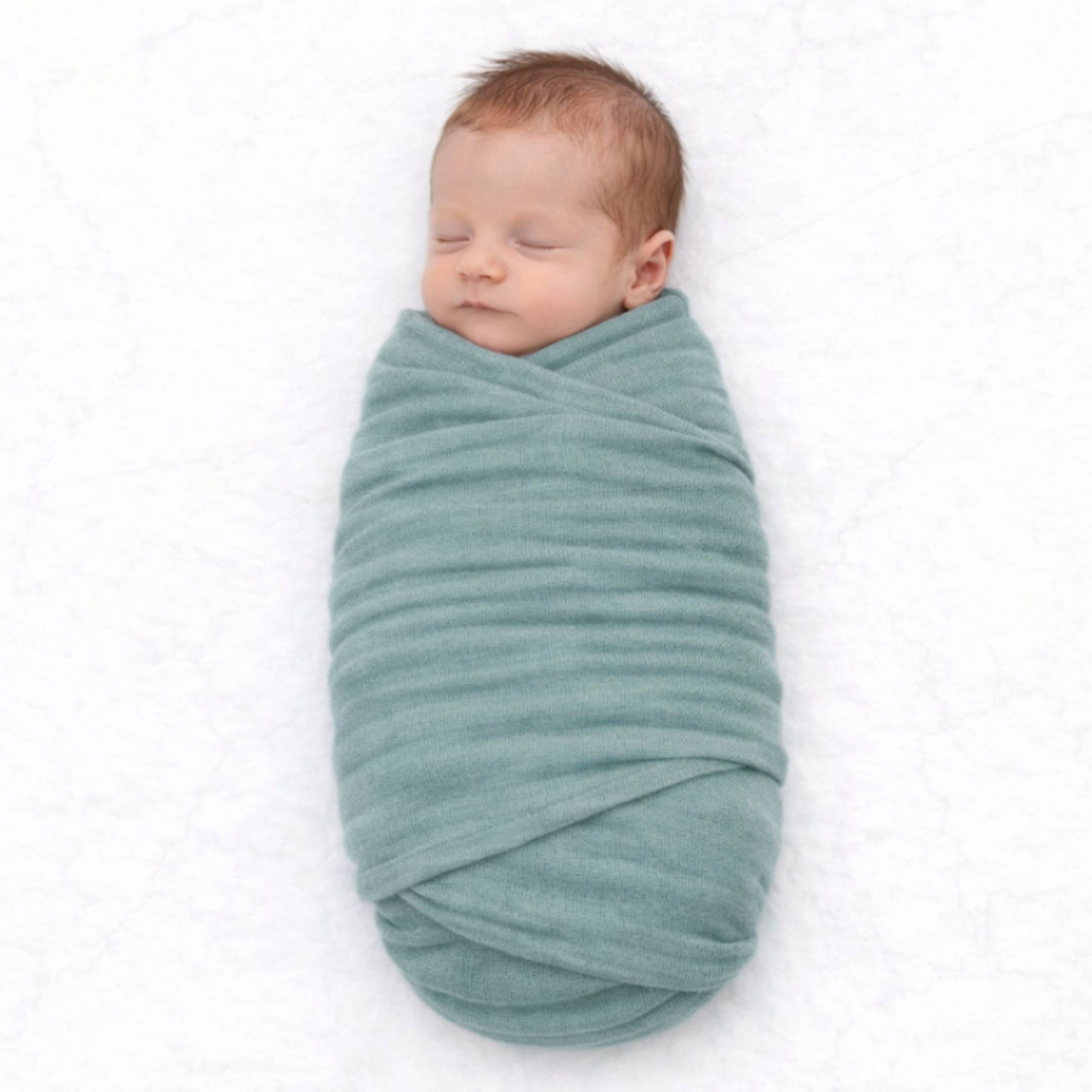 Bamboo Muslin Swaddle - Slate Blue