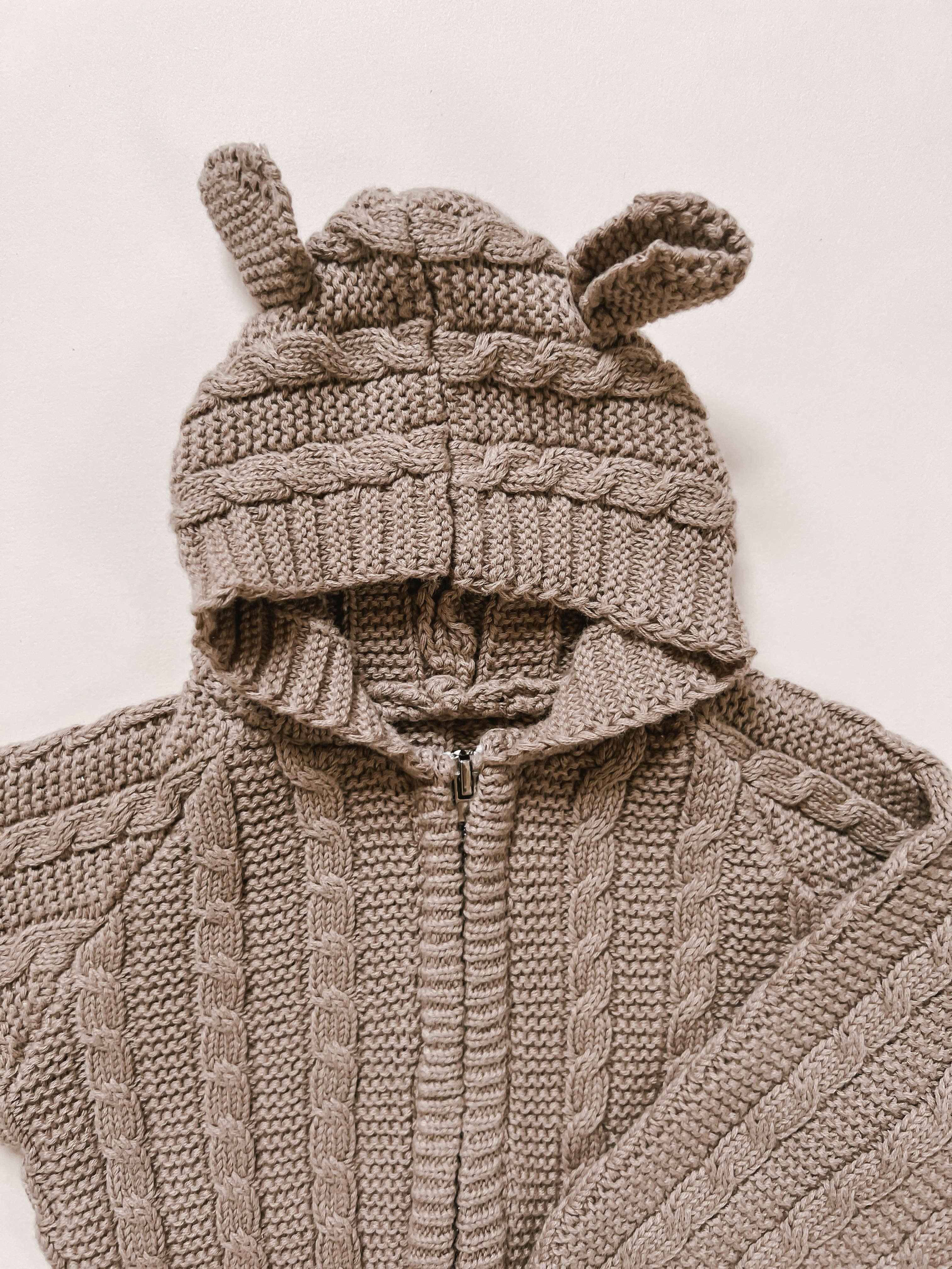 Baby Bear Jumpsuit - Acorn