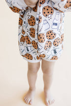 Bubble Romper | Milk & Cookies