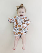 Bubble Romper | Milk & Cookies