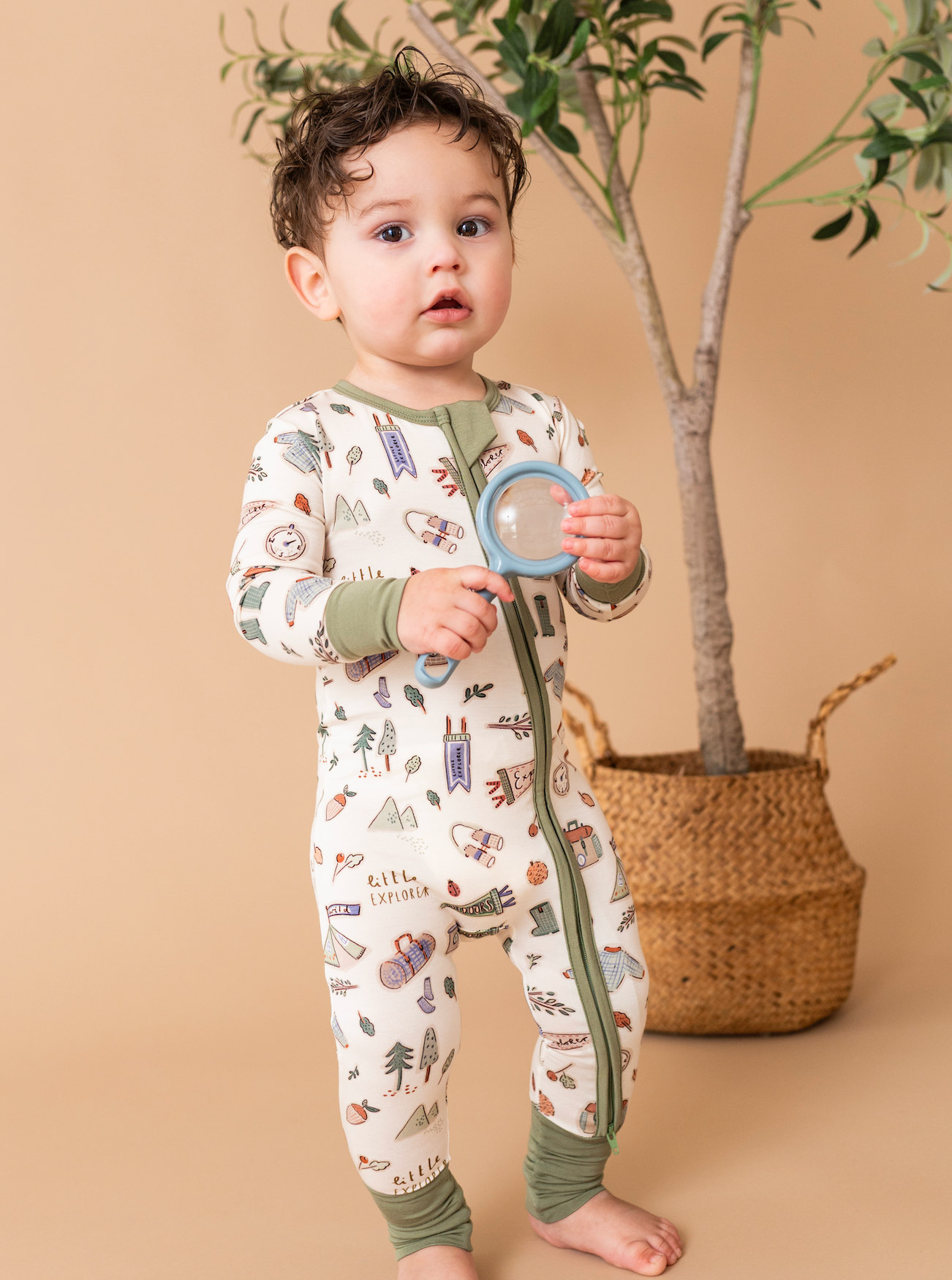 Baby Bamboo Pajamas - Bamboo Sleeper - Little Explorer