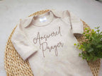 Answered Prayer - Oatmeal Romper