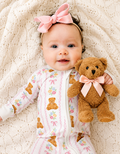Bamboo Zip Romper | Honey Bear