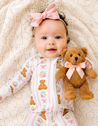 Bamboo Zip Romper | Honey Bear