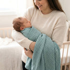 Bamboo Muslin Swaddle - Safari Snuggles