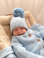 Pom Beanie - Powder Blue