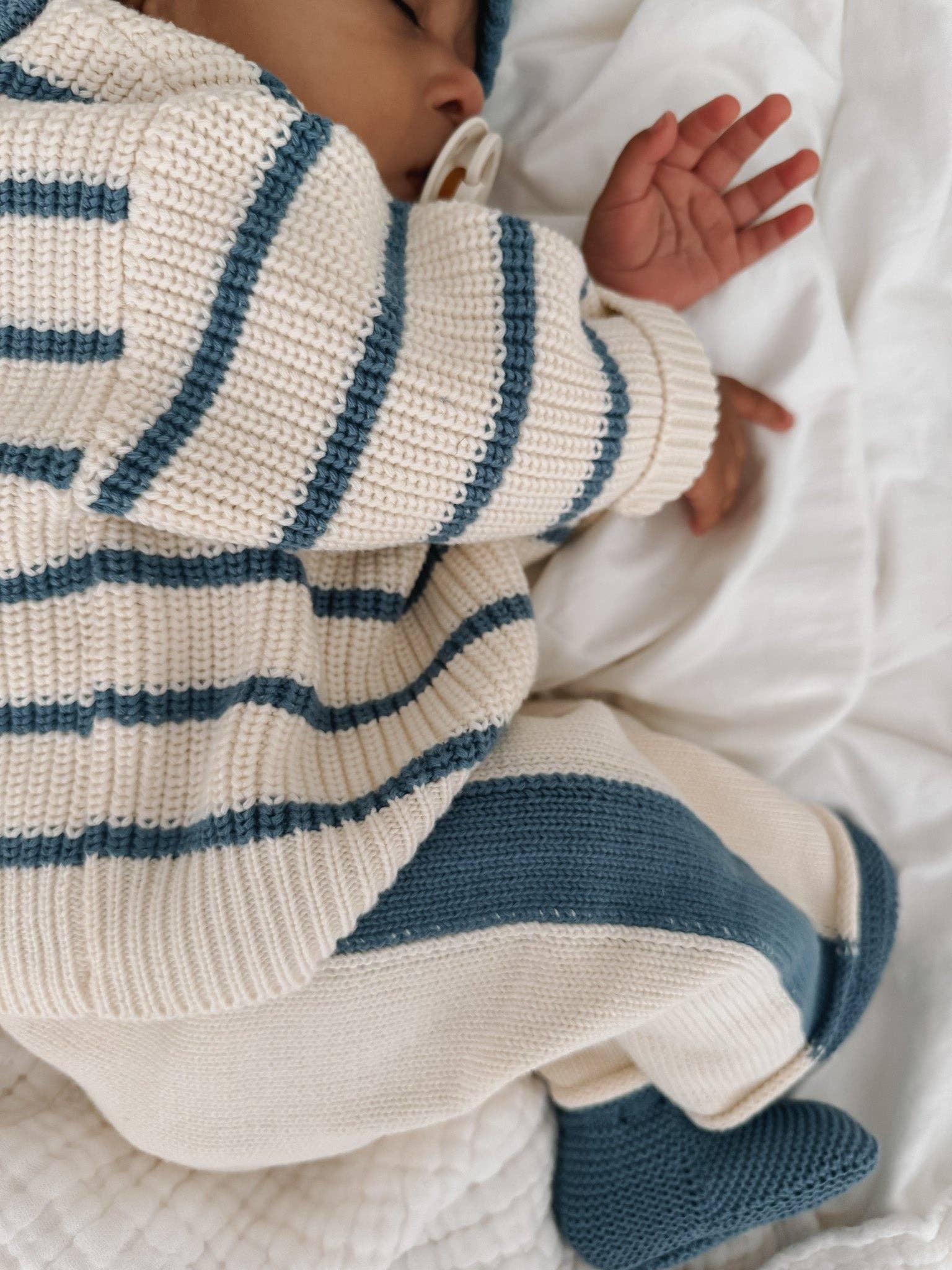 Chunky Knit Striped Sweater + Pants