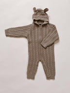 Baby Bear Jumpsuit - Acorn