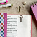 Bookmark + Cross Paper Clips