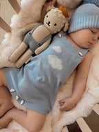 Blue Skies Dream Romper - Powder Blue