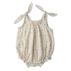 Tie Shoulder Bubble Romper - Bluebelle