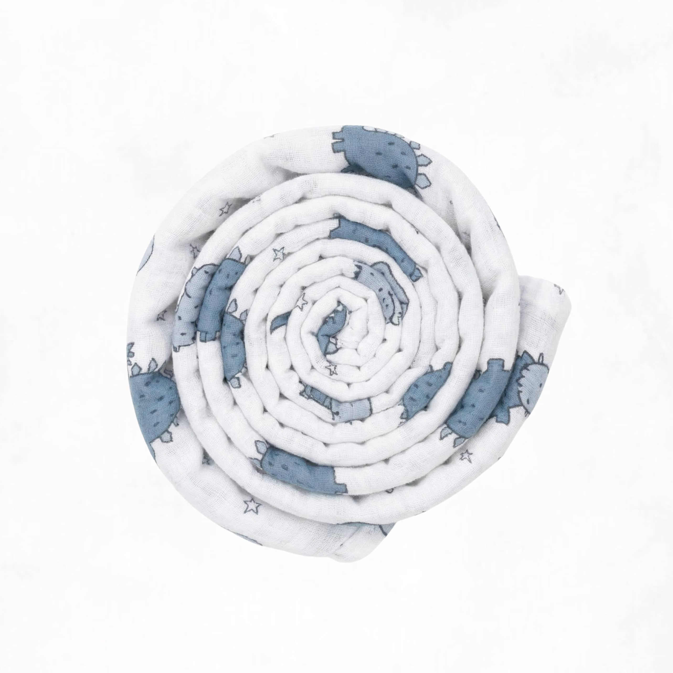 Bamboo Muslin Swaddle - Dino Dreams