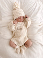 'Little Honey' Knit Romper Bundle