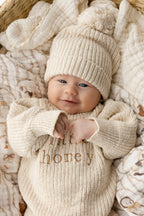 'Little Honey' Knit Romper Bundle