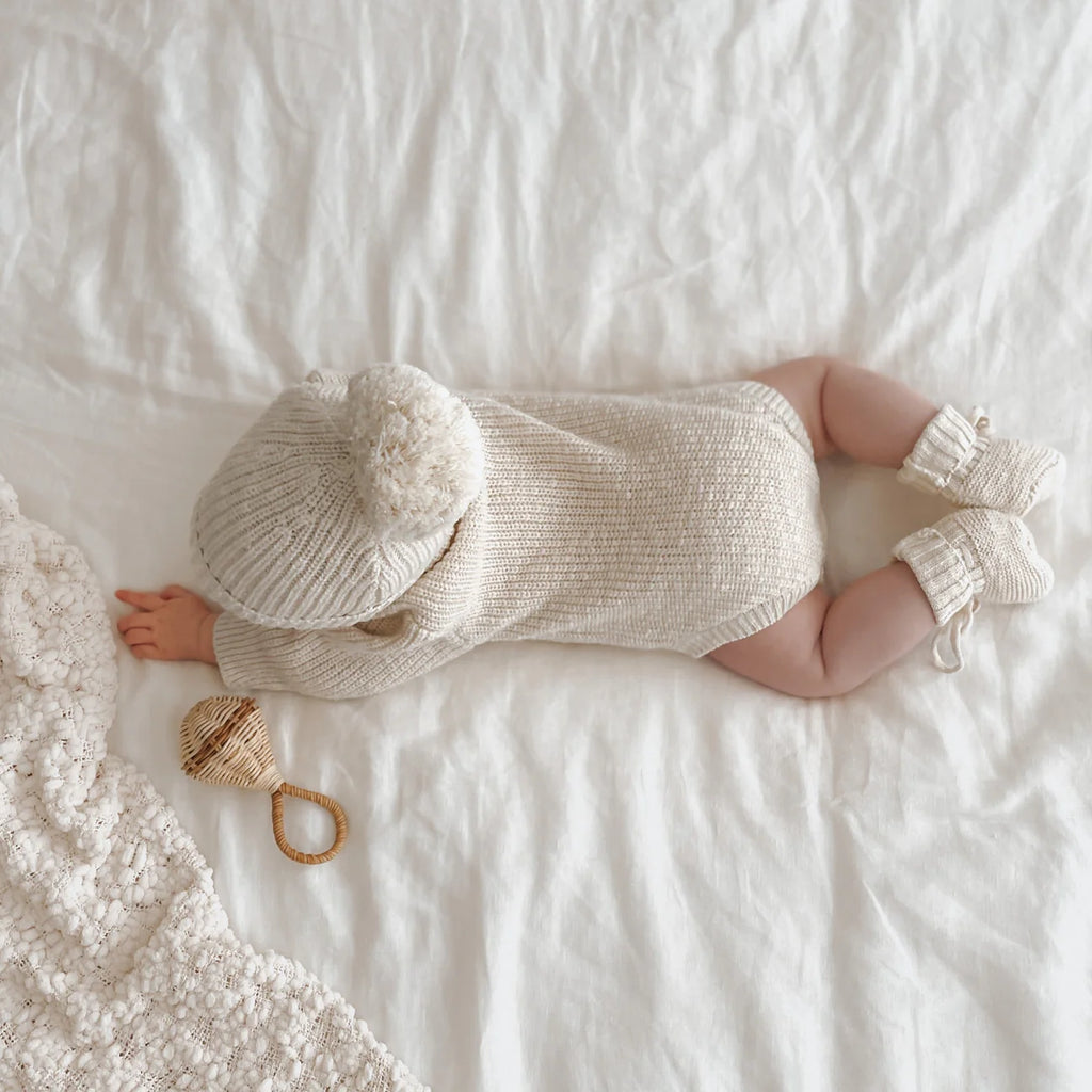 'Little Honey' Knit Romper Bundle