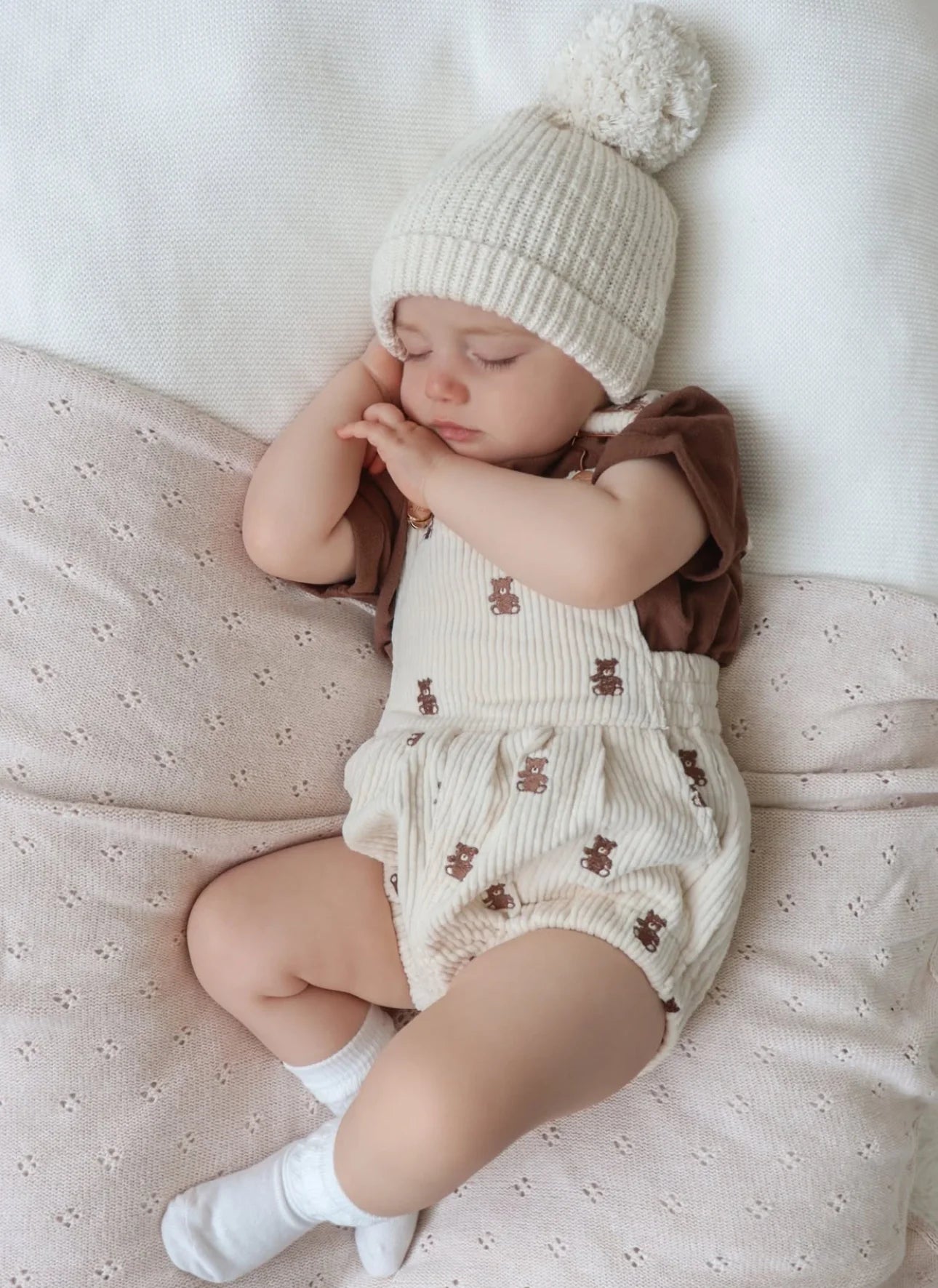 Corduroy Teddy Overalls + Tee