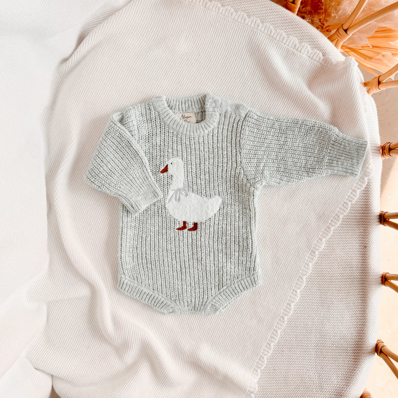 Goose Knit Romper