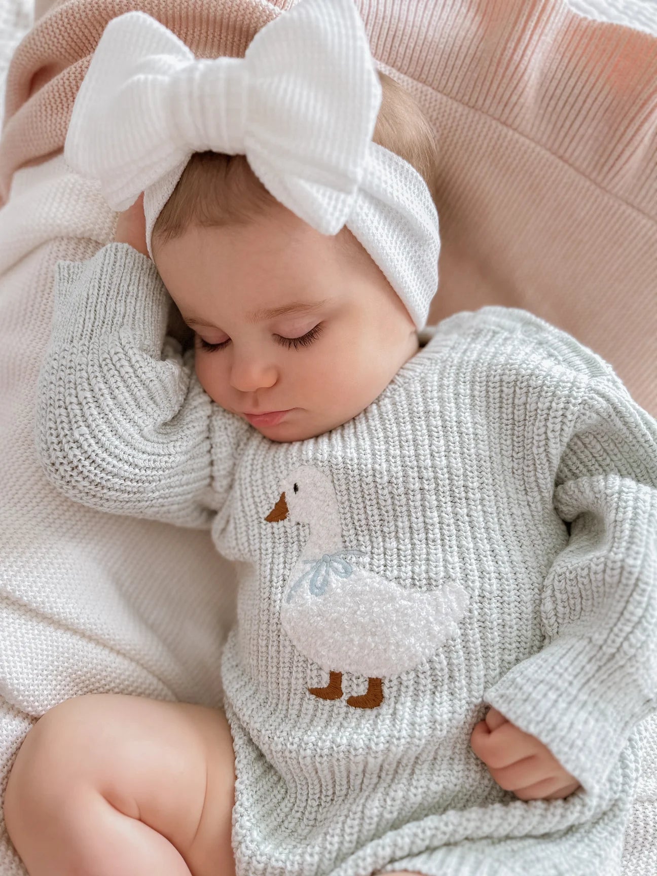 Goose Knit Romper