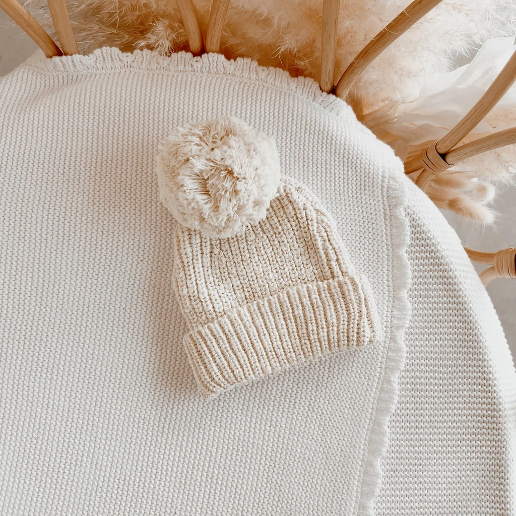 Chunky Knit Beanie | Honey