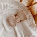 Knit Topknot Headband | Beige