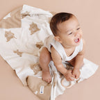 Bear Gift Set - Blanket + Hat + Rattle