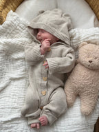 Cozy Cub Jumpsuit - Natural
