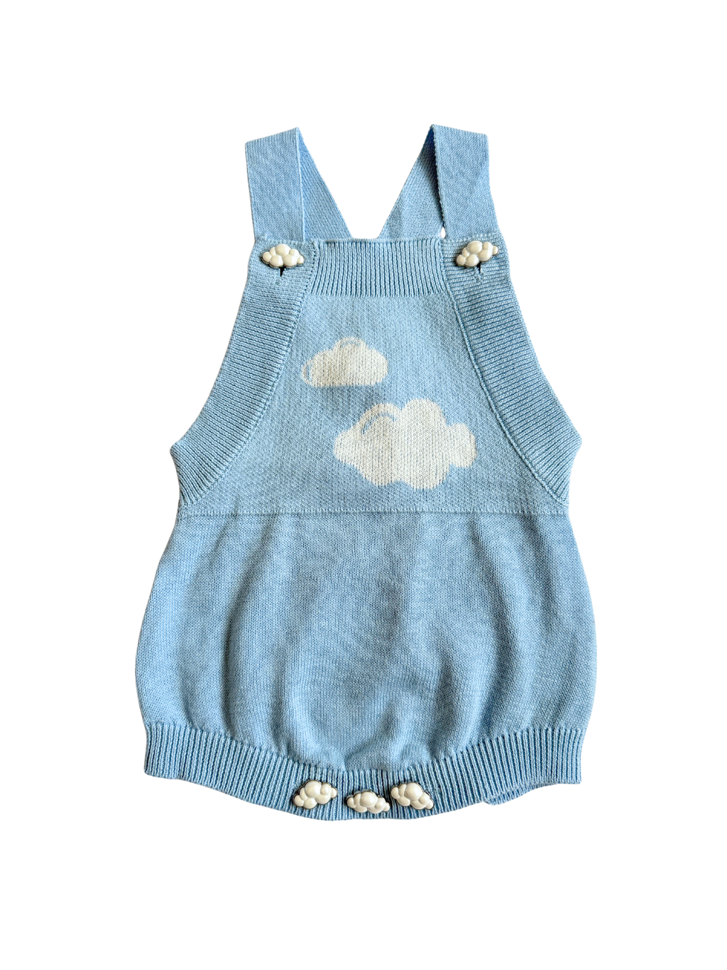 Blue Skies Dream Romper - Powder Blue