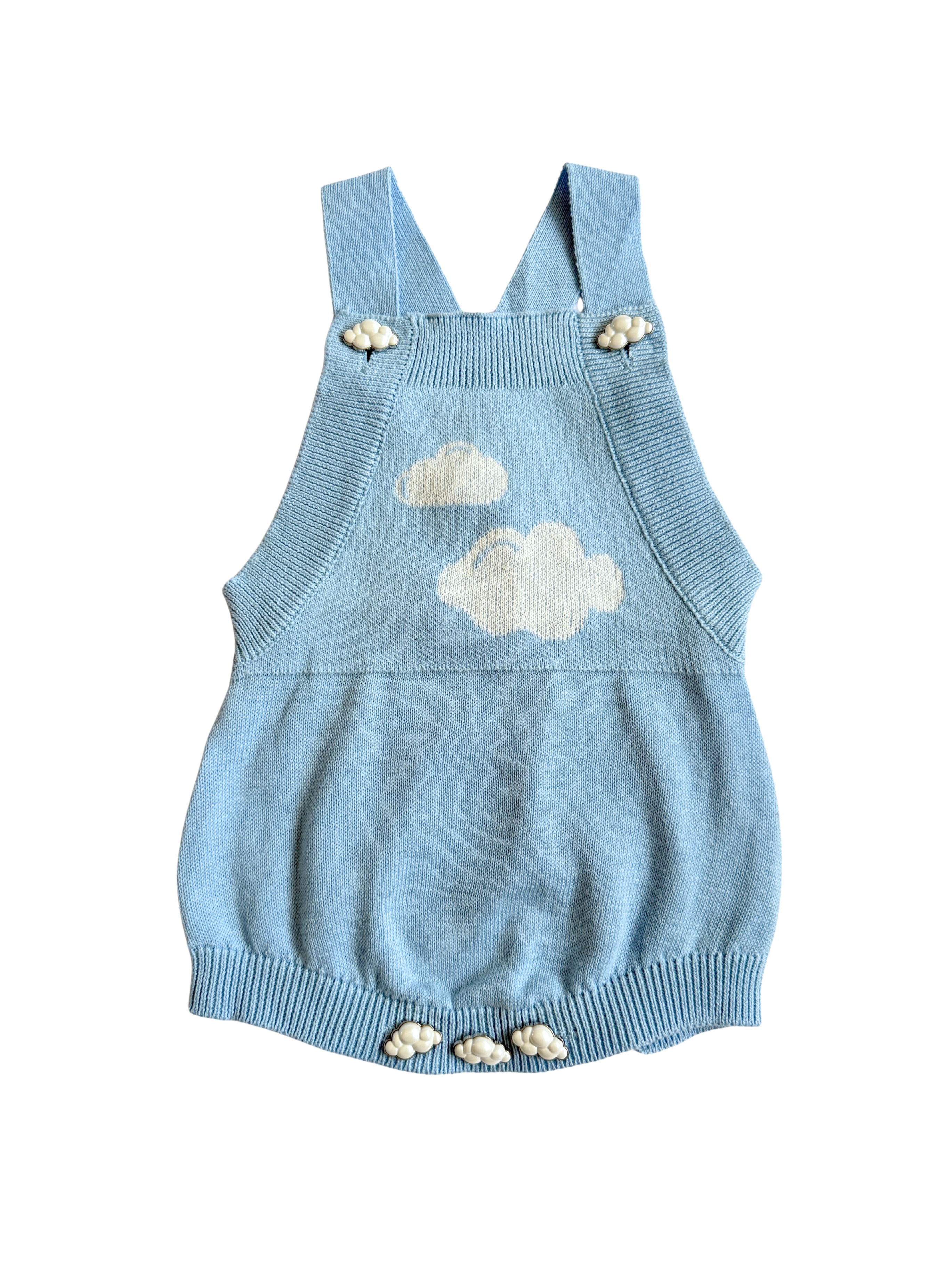 Blue Skies Dream Romper - Powder Blue