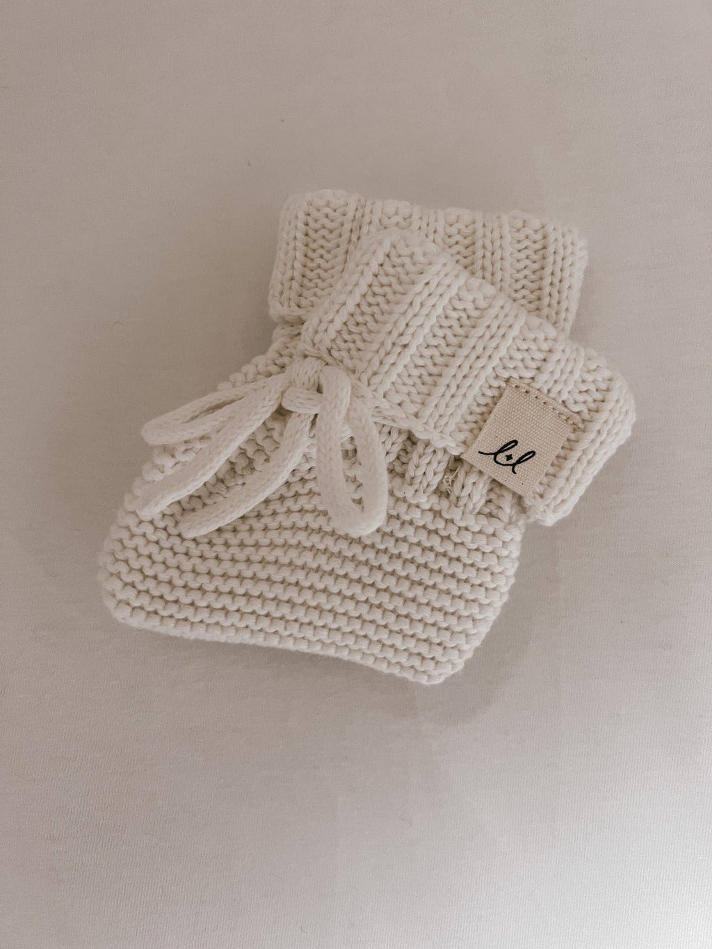 Organic Booties - White