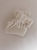 Organic Booties - White