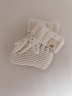 Organic Booties - White