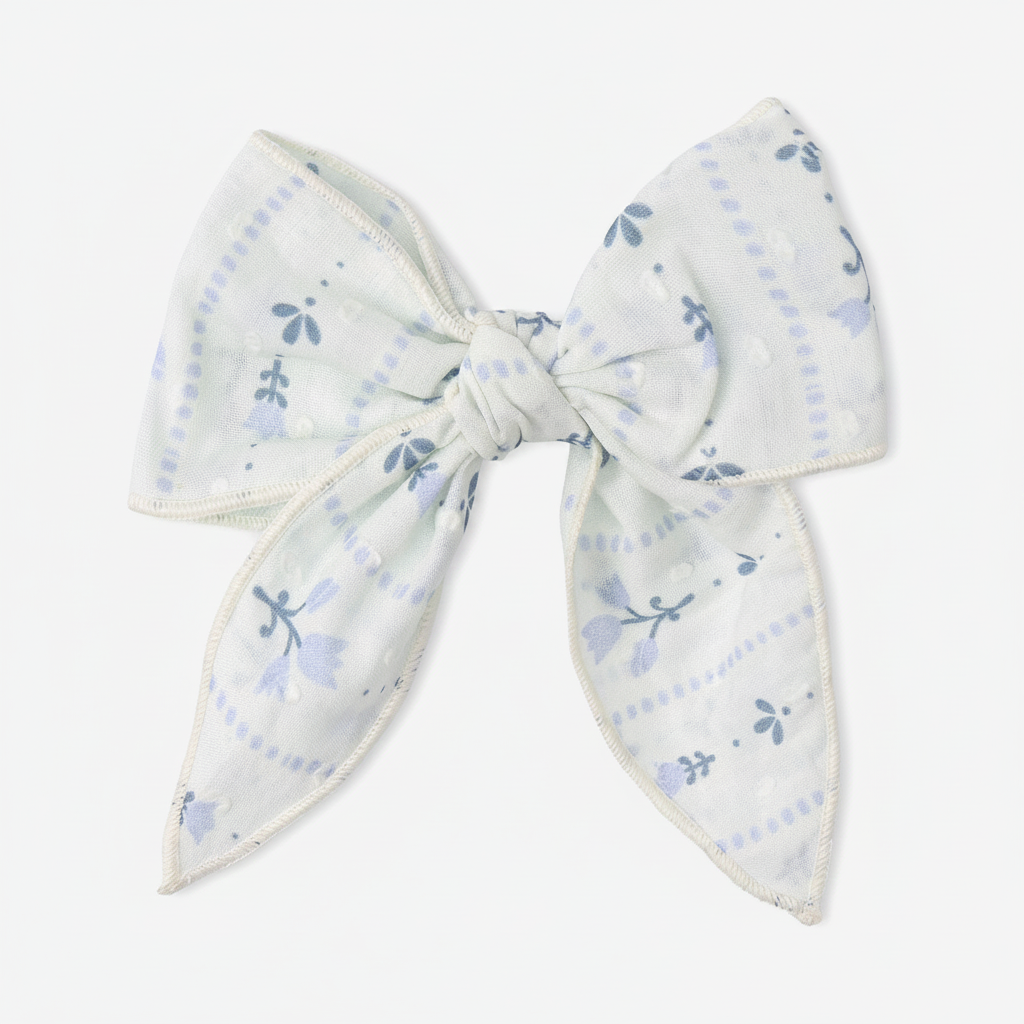 Bow on light grey background