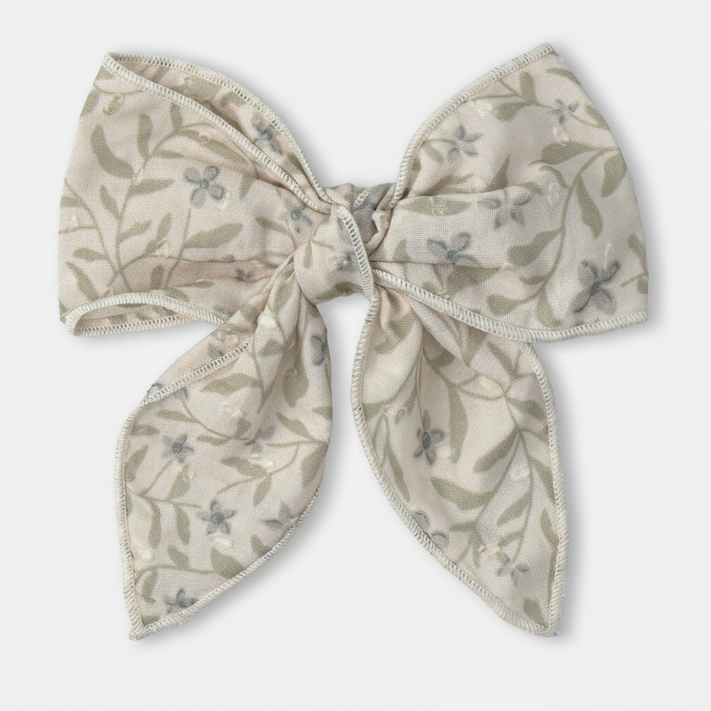 Bow on light grey background