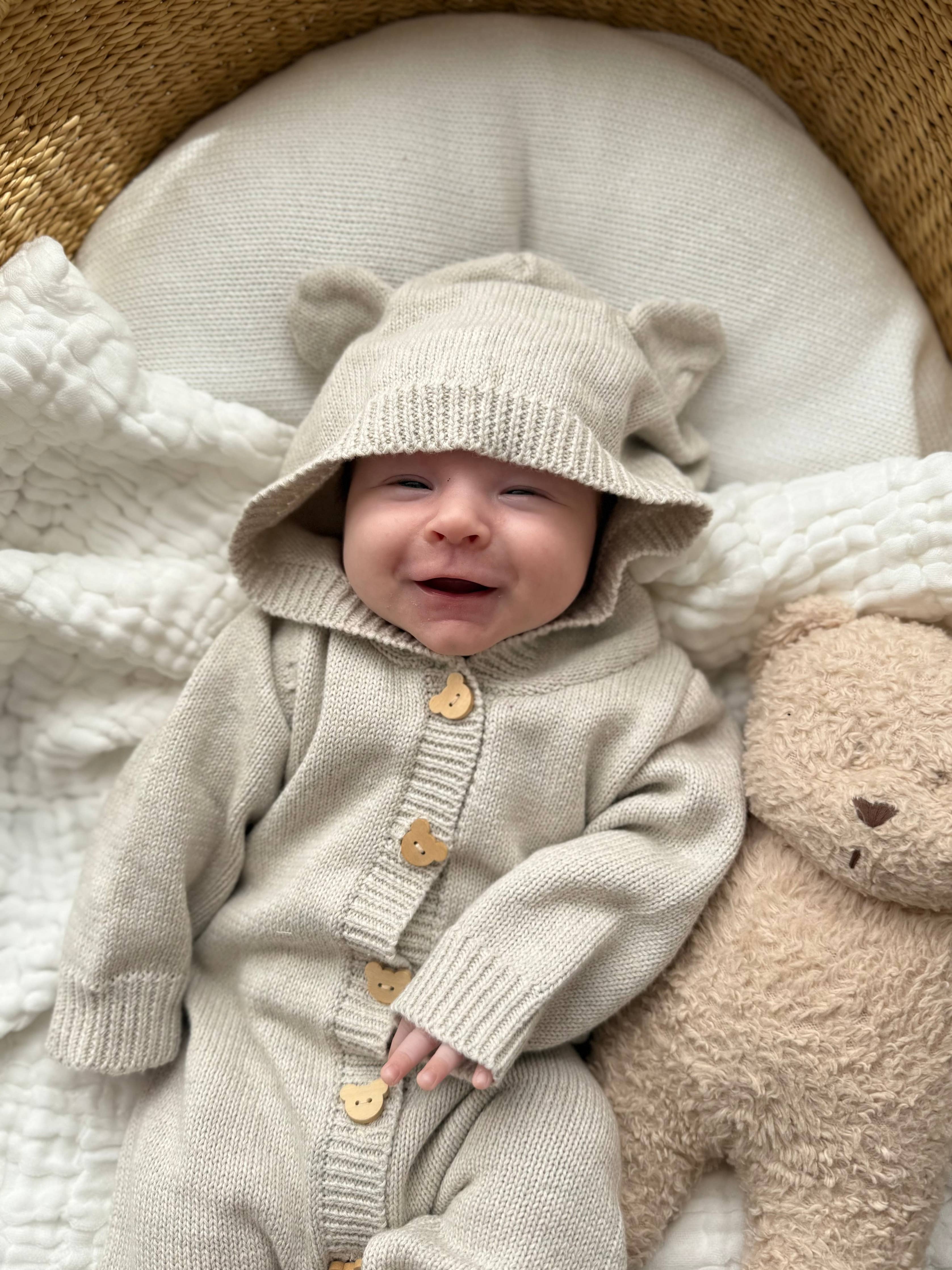 Cozy Cub Jumpsuit - Natural