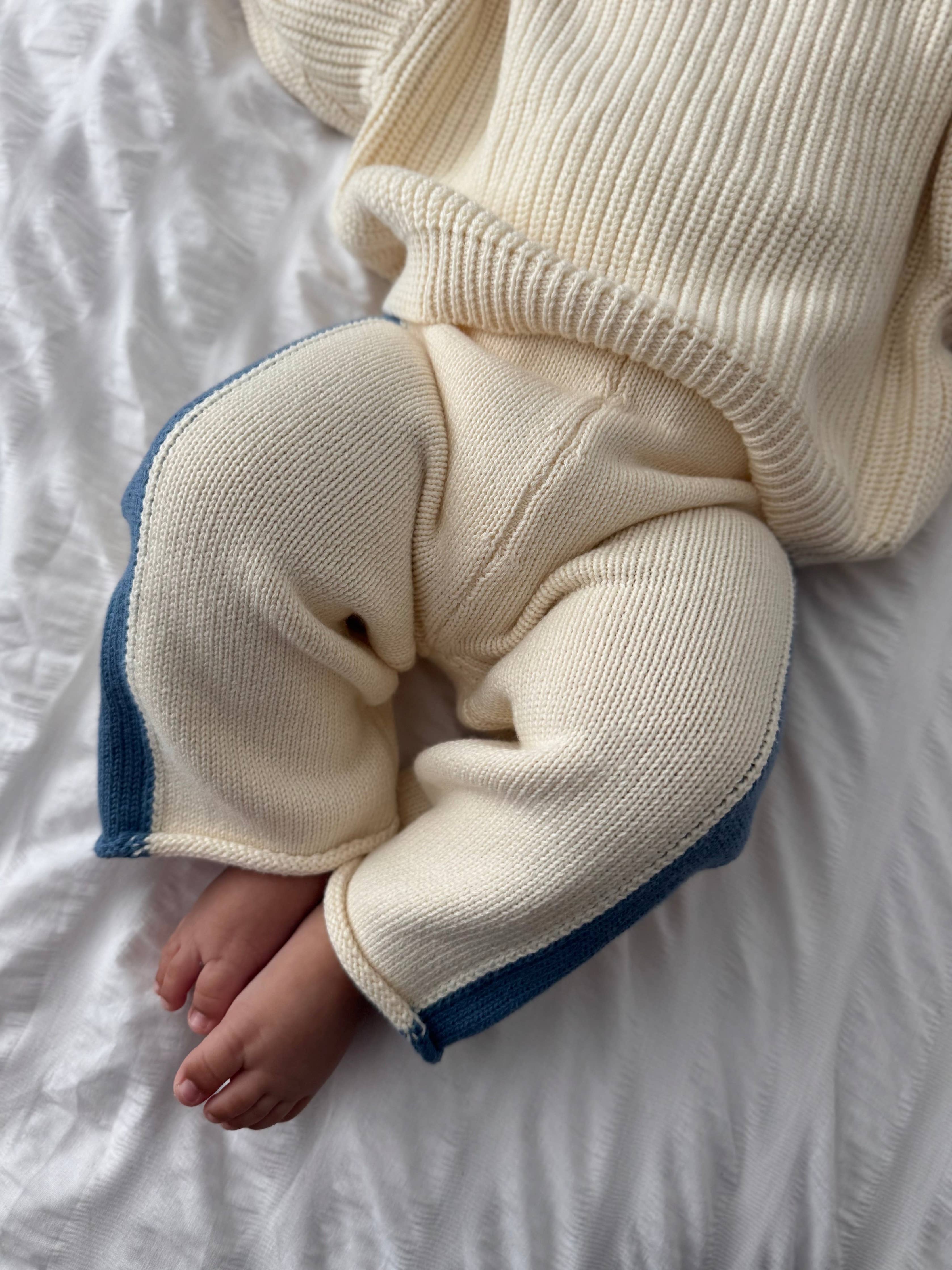 Chunky Knit Striped Sweater + Pants