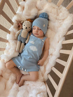 Blue Skies Dream Romper - Powder Blue