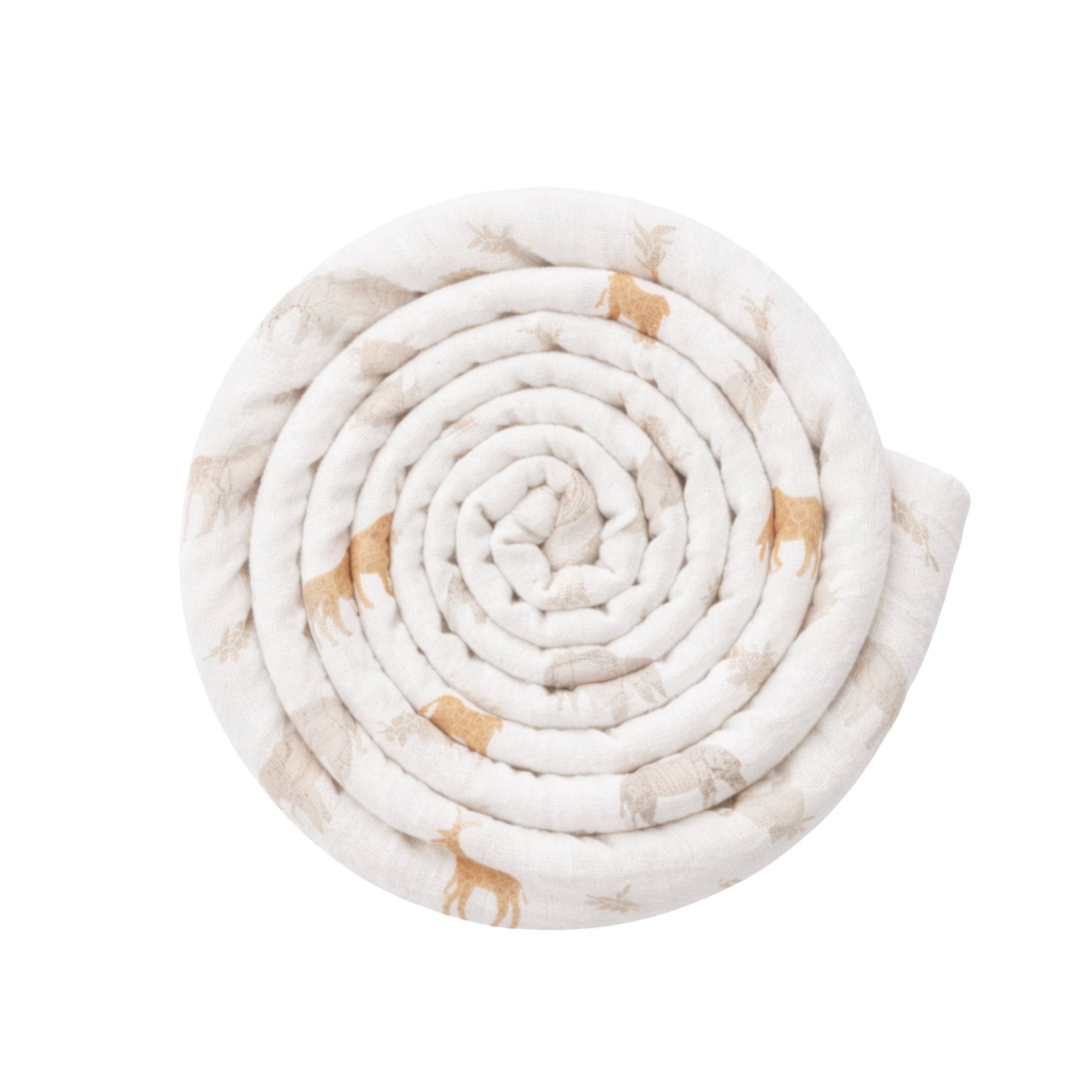 Bamboo Muslin Swaddle - Safari Snuggles