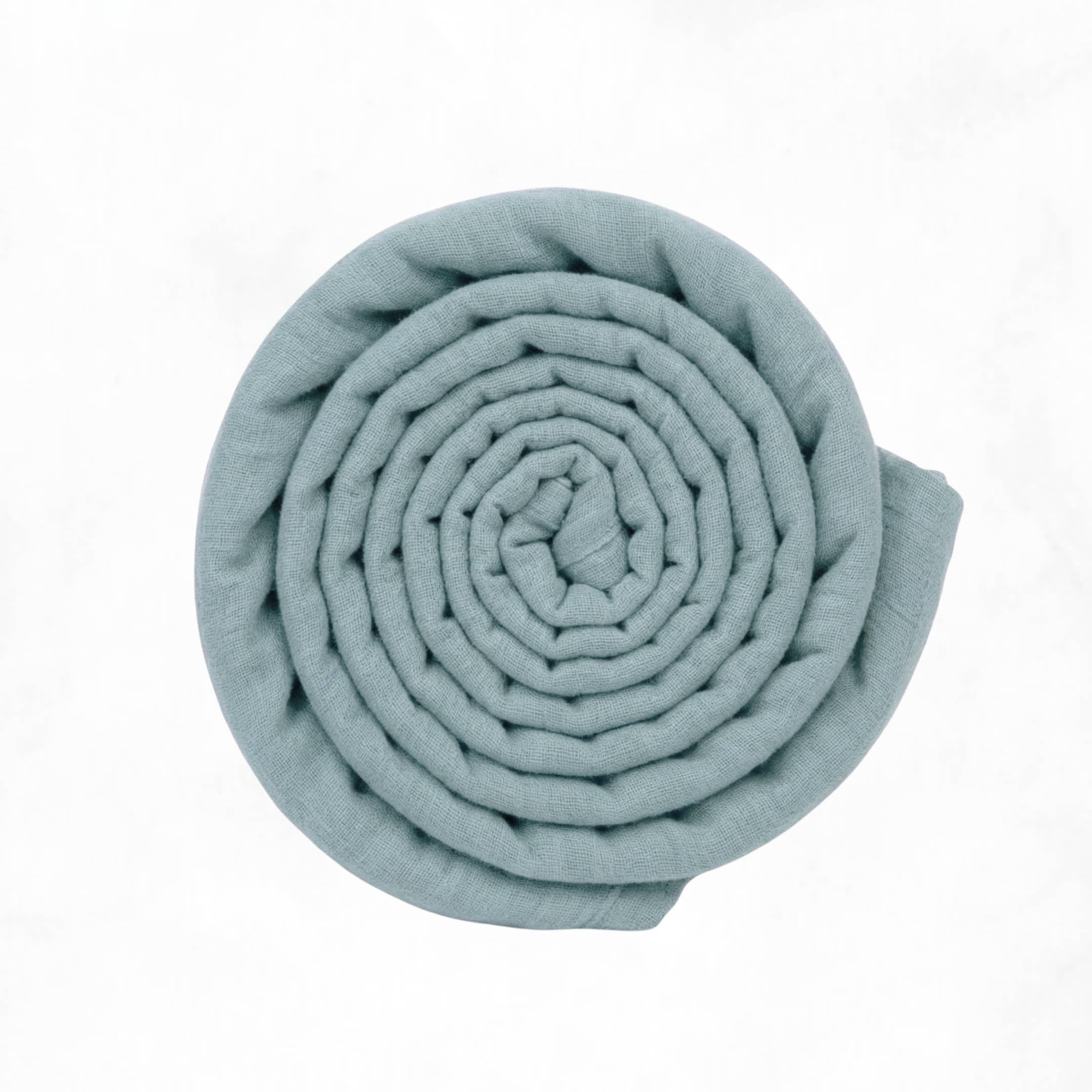 Bamboo Muslin Swaddle - Slate Blue
