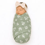 Muslin Swaddle - Willow Leaves