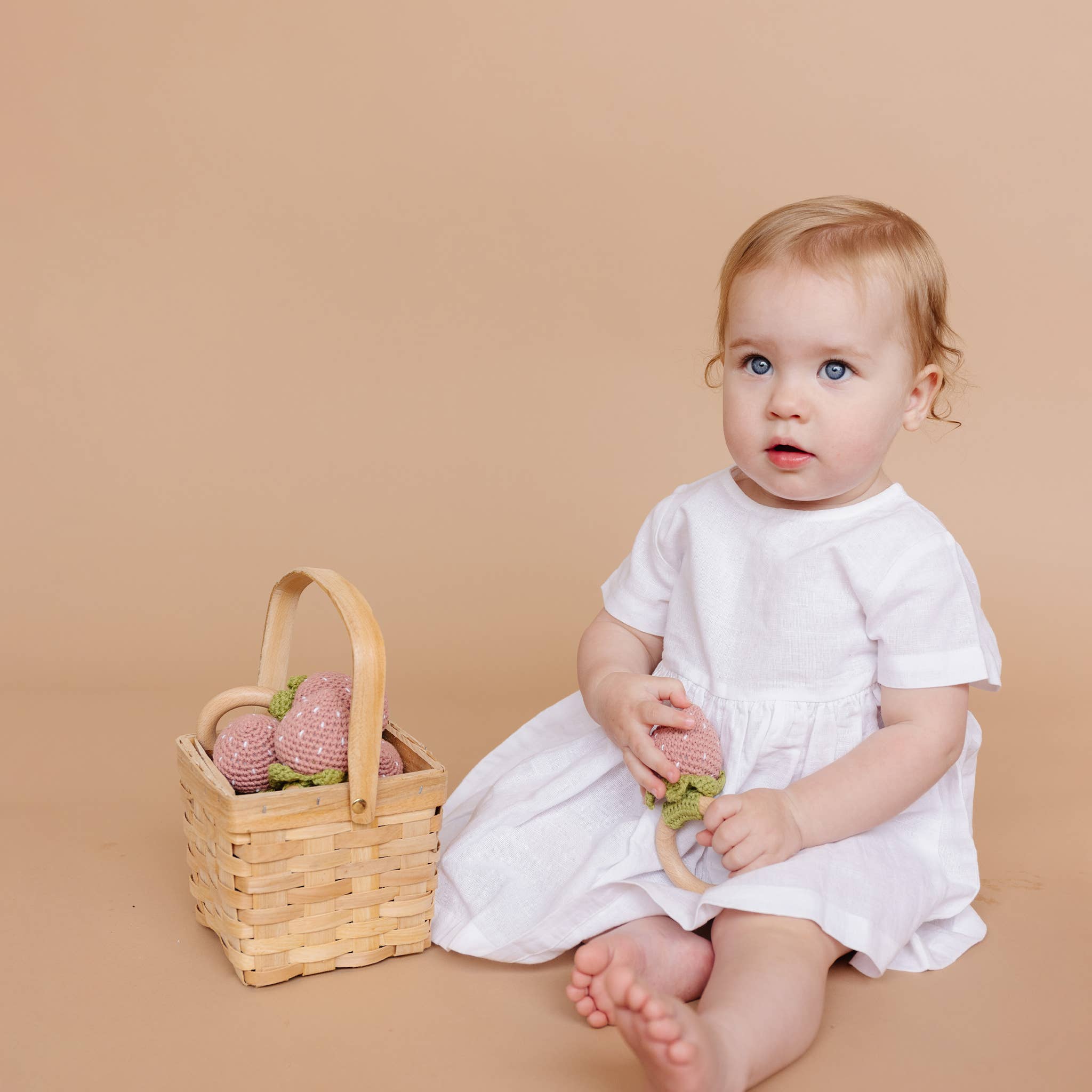 Strawberry Teether - Rattle