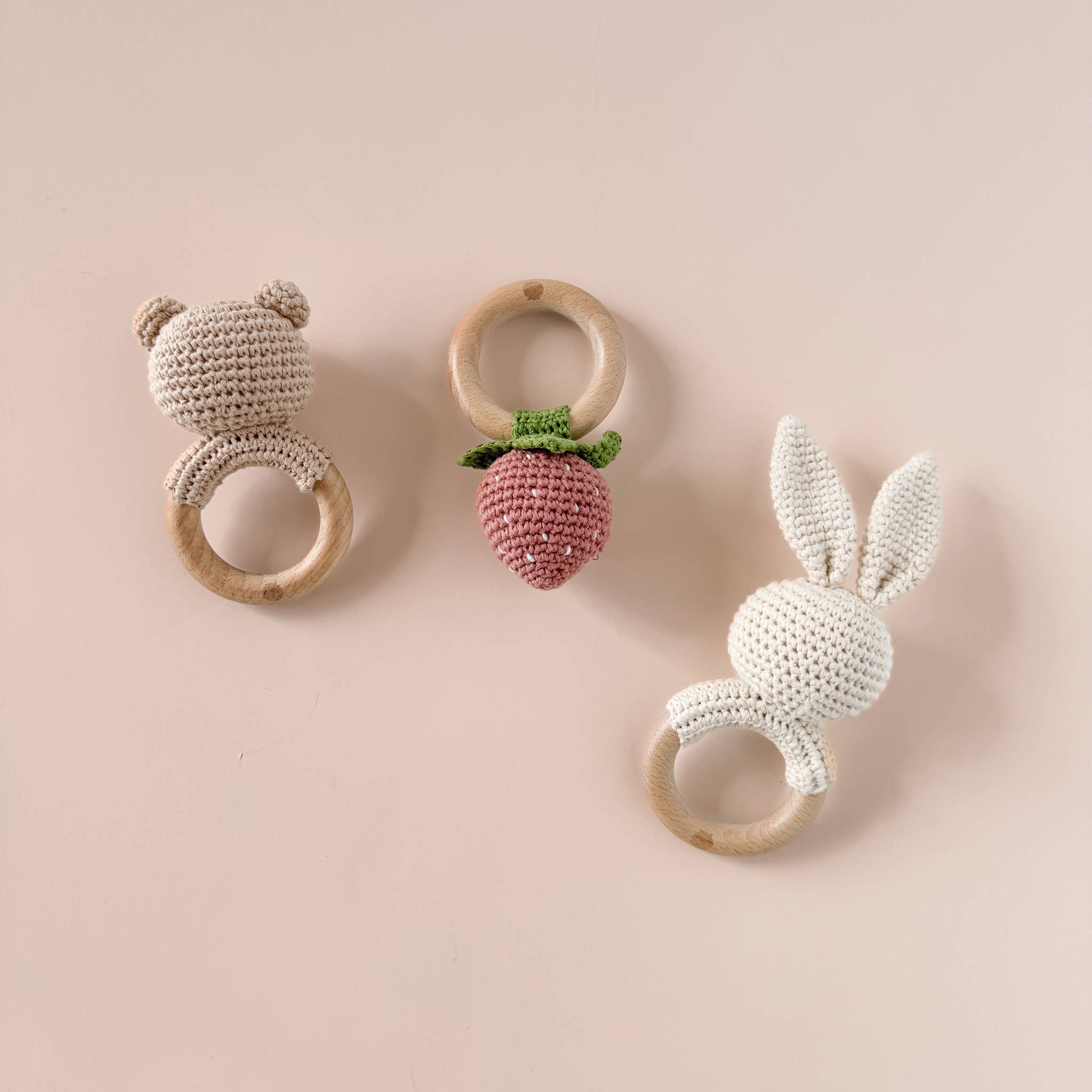 Strawberry Teether - Rattle